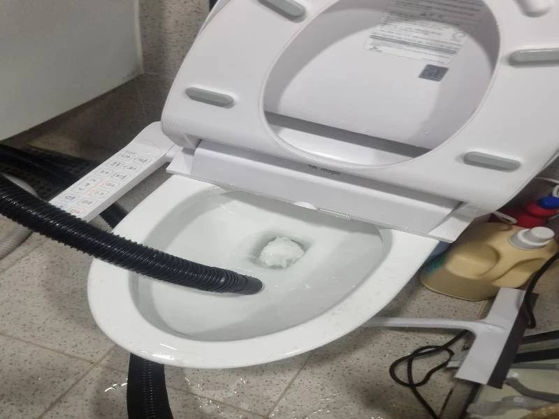 판교 변기막힘 작업사례 15