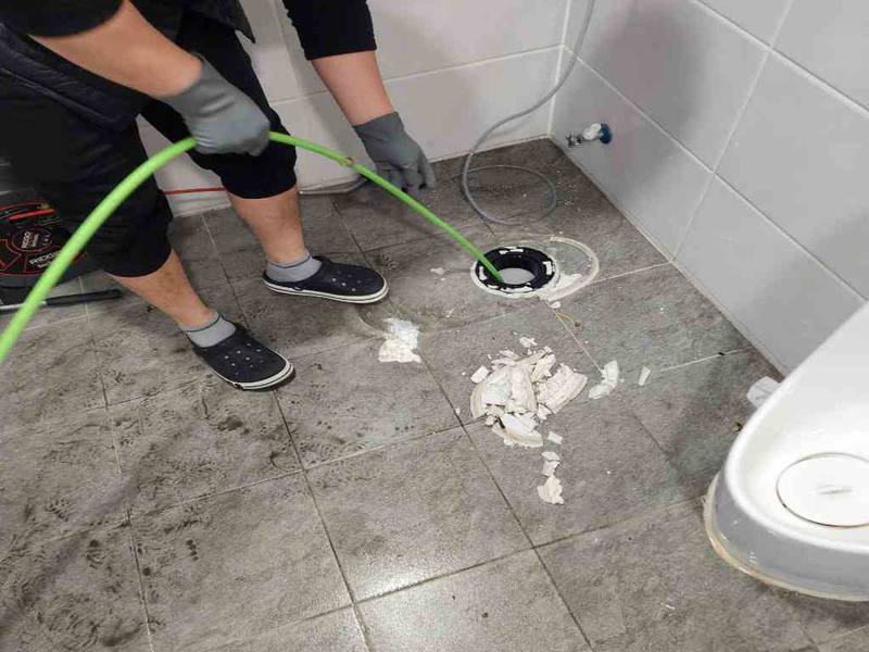 판교 변기역류 작업사례 5
